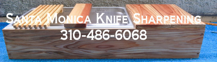 Santa Monica Knife Sharpening, an all hand sharpening service.
