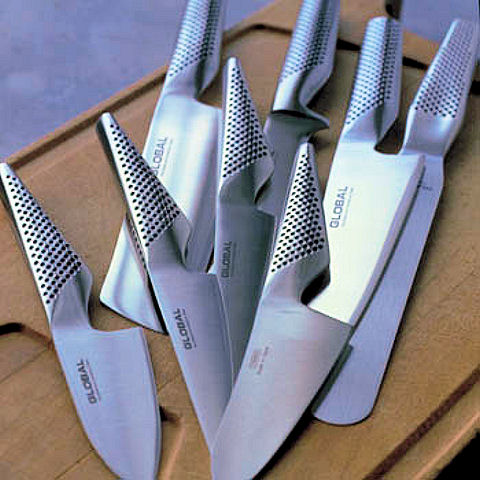 How a Global knife should be hand sharpened